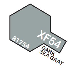 TAMIYA ENAMEL MINI XF54 DARK SEA GRAY 1/3 OZ