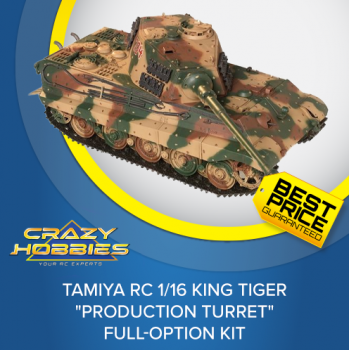 TAMIYA RC 1/16 King Tiger "Production Turret" Full-Option Kit *SOLD OUT*