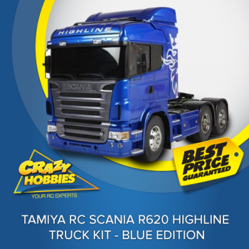Tamiya RC Scania R620 Truck Kit - Blue Edition *IN STOCK*
