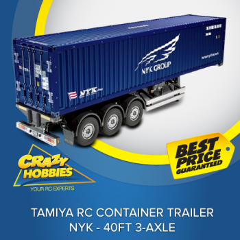 Tamiya RC Container Trailer NYK - 40ft 3-Axle *IN STOCK*