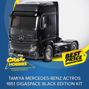 Tamiya Mercedes-Benz Actros - 1851 GigaSpace Black Edition KIT *SOLD OUT*