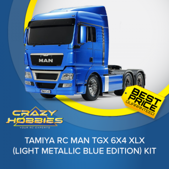 TAMIYA RC MAN TGX 6x4 XLX (Light Metallic Blue Edition) KIT *IN STOCK*