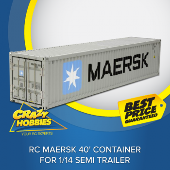 RC Maersk 40' Container - For 1/14 Semi Trailer *SOLD OUT*