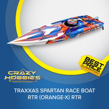 Traxxas Spartan Race Boat RTR (Orange-X) RTR *IN STOCK*