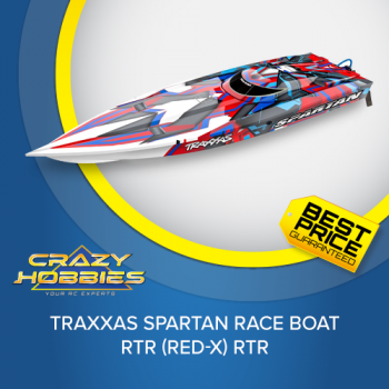 Traxxas Spartan Race Boat RTR (Red-X) RTR *COMING SOON*