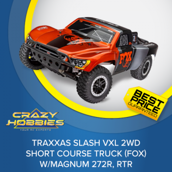 Traxxas Slash VXL 2WD Short Course Truck (FOX) w/Magnum 272R, RTR *SOLD OUT*