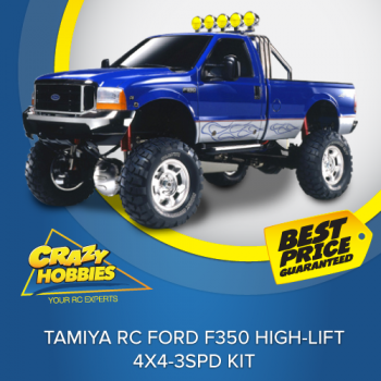 Tamiya RC Ford F350 High-Lift - 4X4-3SPD Kit *SOLD OUT*