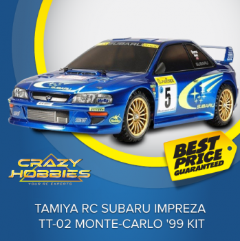 Tamiya RC Subaru Impreza - TT-02 Monte-Carlo '99 Kit *SOLD OUT*