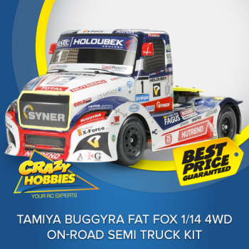 Tamiya Buggyra Fat Fox On-Road Semi Truck Kit *SOLD OUT*