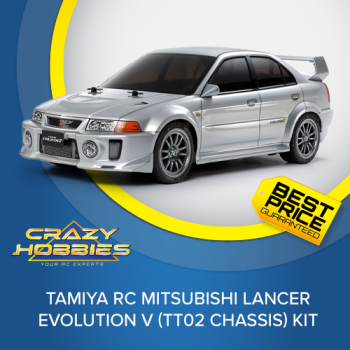 Tamiya RC Mitsubishi Lancer Evolution V (TT02 chassis) KIT *SOLD OUT*