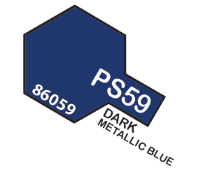 Tamiya PS-59 Polycarbonate Spray Dark Metallic Blue