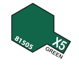 TAMIYA ENAMEL MINI X- 5 GREEN 1/3 OZ