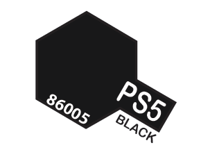 Tamiya PS-5 Polycarbonate Spray Black *SOLD OUT*