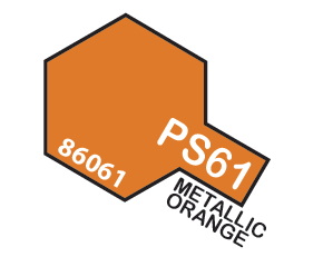 Tamiya PS-61 Polycarbonate Spray Metallic Orange