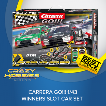 Carrera GO!!! 1/43 Winners Slot Car Set *SOLD OUT*