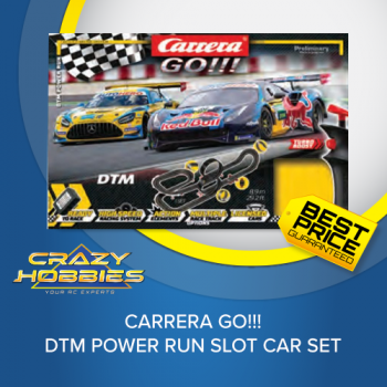 Carrera Go!!! DTM Power Run Slot Car Set *IN STOCK*