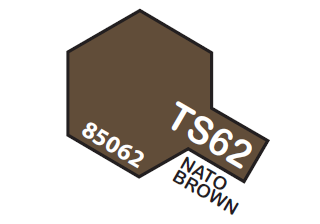 Tamiya Spray Lacquer TS62-Nato Brown