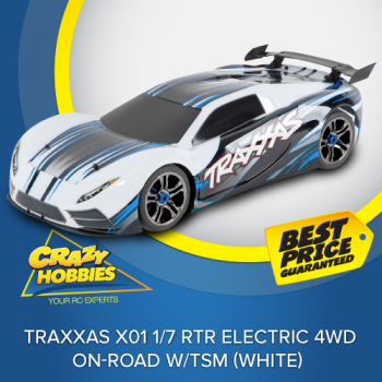 Traxxas X01 1/7 RTR Electric 4WD On-Road  W/TSM (Black OR White) *SOLD OUT*