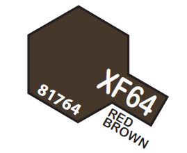 Tamiya Acrylic Mini XF64 Red Brown 1/3 oz