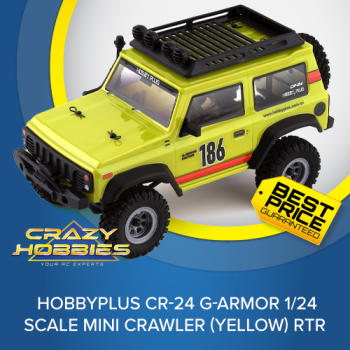 HobbyPlus CR-24 G-Armor 1/24 Scale Mini Crawler (Yellow) RTR *IN STOCK*