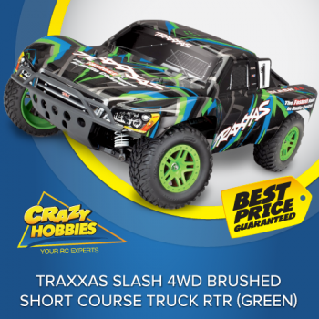Traxxas Slash 4x4 4WD Brushed Short Course Truck RTR (Green) *SOLD OUT*