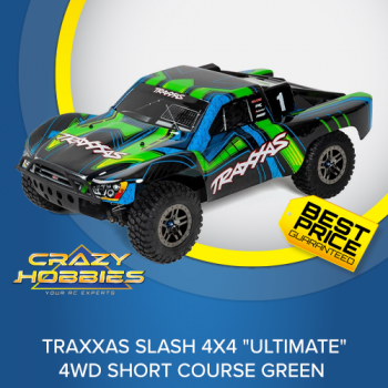 Traxxas Slash 4X4 "Ultimate" 4WD Short Course (GREEN) RTR *SOLD OUT*