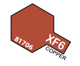 TAMIYA ENAMEL MINI X-F6 COPPER 1/3 OZ