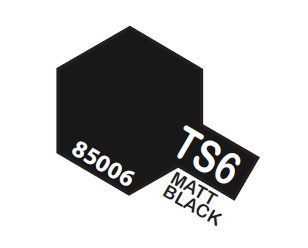 Tamiya Spray Lacquer TS6-Matt Black