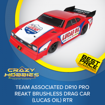 Team Associated DR10 Pro Reakt Brushless Drag Car (Lucas Oil) RTR *IN STOCK*