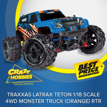 traxxas LaTrax Teton Monster Truck (Black,Red,Blue,Pink) RTR *IN STOCK*