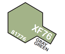 TAMIYA ENAMEL  MINI XF76 GRAY GREEN 1/3 OZ