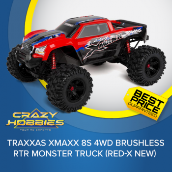 Traxxas XMaxx 8S 4WD Brushless RTR Monster Truck (Red-X NEW) *SOLD OUT*