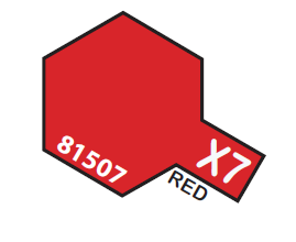 TAMIYA ENAMEL MINI X- 7 RED 1/3 OZ