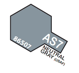 TAMIYA AS-7 SYNTHETIC -LACQUER SPRAY NEUTRAL GRAY