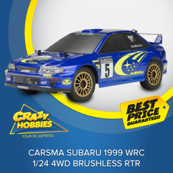 CARSMA Subaru 1999 WRC 1/24 4WD Brushless RTR *IN STOCK*