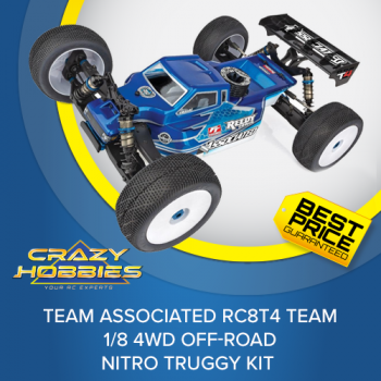 Team Associated RC8T4 Team 1/8 4WD Off-Road Nitro Truggy Kit *IN STOCK*