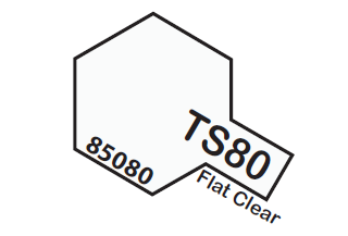 Tamiya Spray Lacquer TS80-Flat Clear