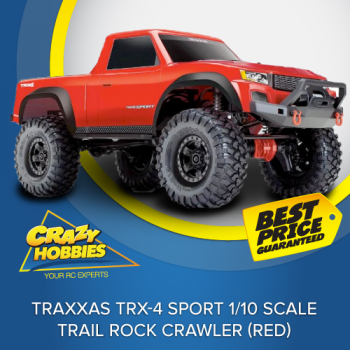 Traxxas TRX4 Sport 1/10 Scale Trail Rock Crawler (Red) RTR*SOLD OUT*