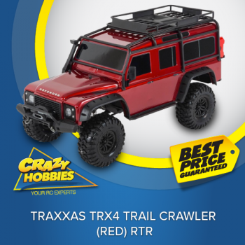Traxxas TRX4 Defender Trail Crawler (RED) RTR *SOLD OUT*