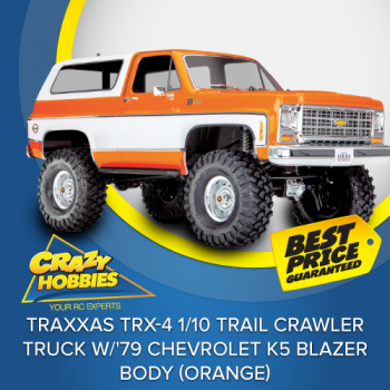 Traxxas TRX4 1/10 Trail Crawler Truck w/'79 Chevrolet K5 Blazer Body (Orange) RTR *SOLD OUT*