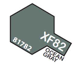 TAMIYA ENAMEL MINI XF82 OCEAN GRAY 1/3 OZ