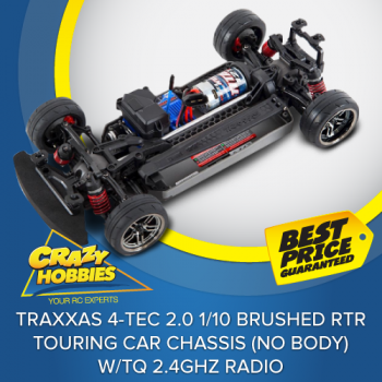 Traxxas 4 Tec 2.0 1/10 Brushed RTR Touring Car Chassis (NO Body) w/TQ 2.4GHz Radio *SOLD OUT*