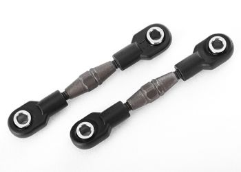 Traxxas Toe links, steel (34mm) (2)