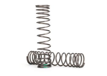Traxxas Spring, shock, 139mm (progressive, 0.937 rate, orange stripe)