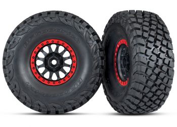 Traxxas Tires and wheels, assembled, glued (BFGoodrich® Baja KR3 tires) 
