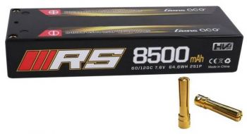 GENS ACE RS 8500MAH 120C 7.6V HARD CASE (4.0MM BULLET)