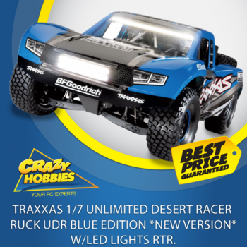 TRAXXAS UNLIMITED DESERT RACER TRUCK UDR BLUE EDITION RTR