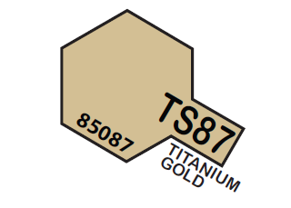 Tamiya Spray Lacquer TS87-Titanium Gold