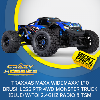 Traxxas Maxx WideMaxx Brushless Monster Truck (Blue) RTR *SOLD OUT*