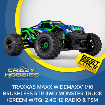 Traxxas Maxx WideMaxx Brushless Monster Truck (Green) RTR *SOLD OUT*